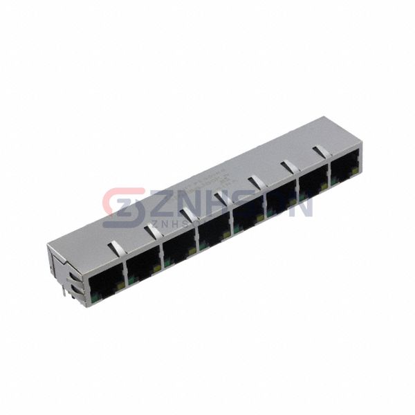 J8064D688ANL: High-Performance 8-Port RJ45 Jack with Magnetics for 10/100 Base-TX Networks